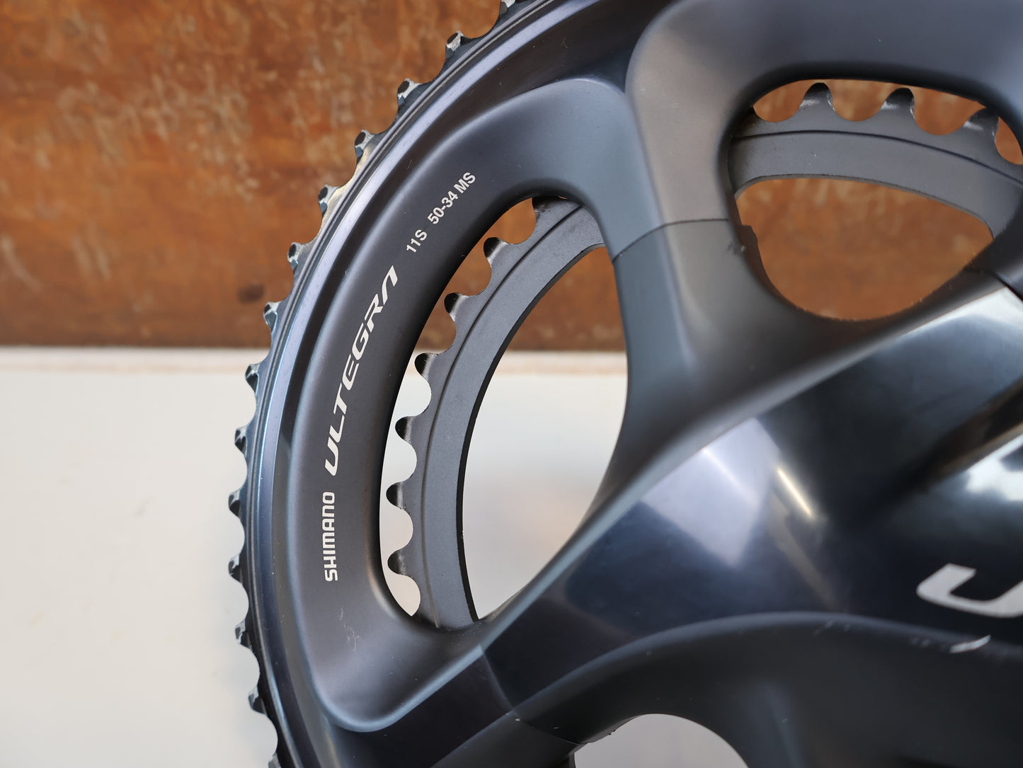 SHIMANO ULTEGRA FC-R8000 / RENNRAD KURBELGARNITUR / 50-34 ZÄHNE / 175 MM