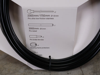 BONTRAGER / PRO BREMSZUG-SET / EDELSTAHL ULTRA-LOW-FRICTION / 2300 MM & 1700 MM / ROAD