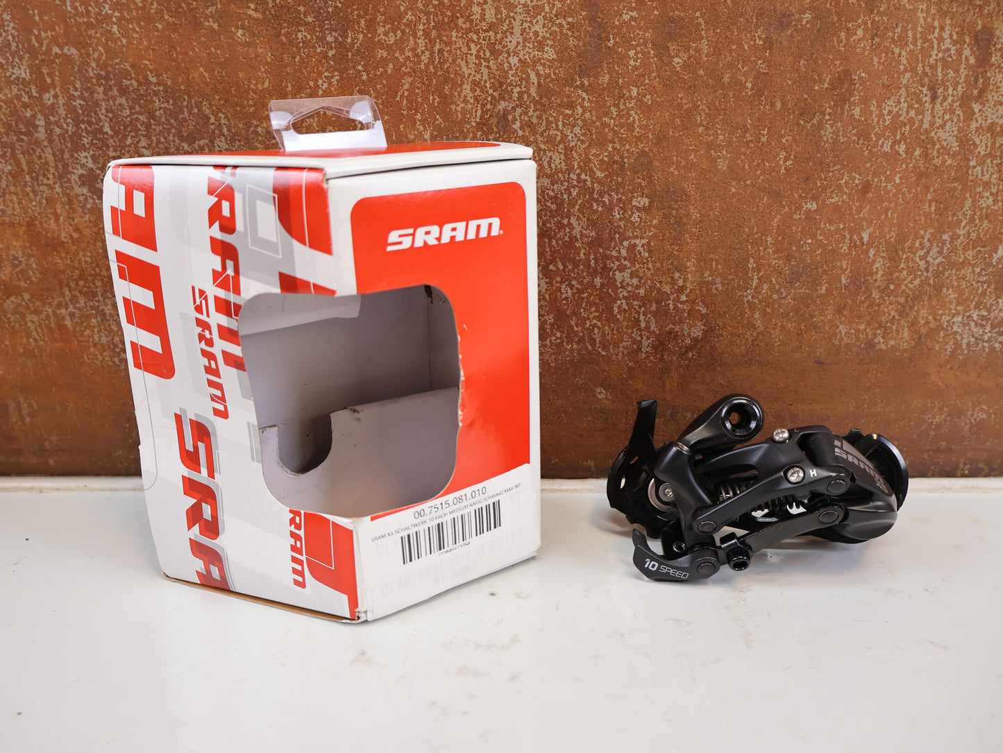 SRAM X5 SCHALTWERK 10-FACH MEDIUM KÄFIG SCHWARZ MAX 36T