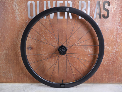 GIANT SLR 2 36 DISC / CARBON TUBELESS LAUFRADSATZ / HOOKLESS / SHIMANO HG / 1618 G