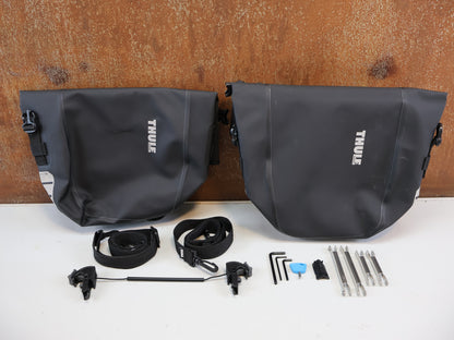 THULE SHIELD PANNIER SMALL / FAHRRADTASCHEN SET / 2X13L / SCHWARZ