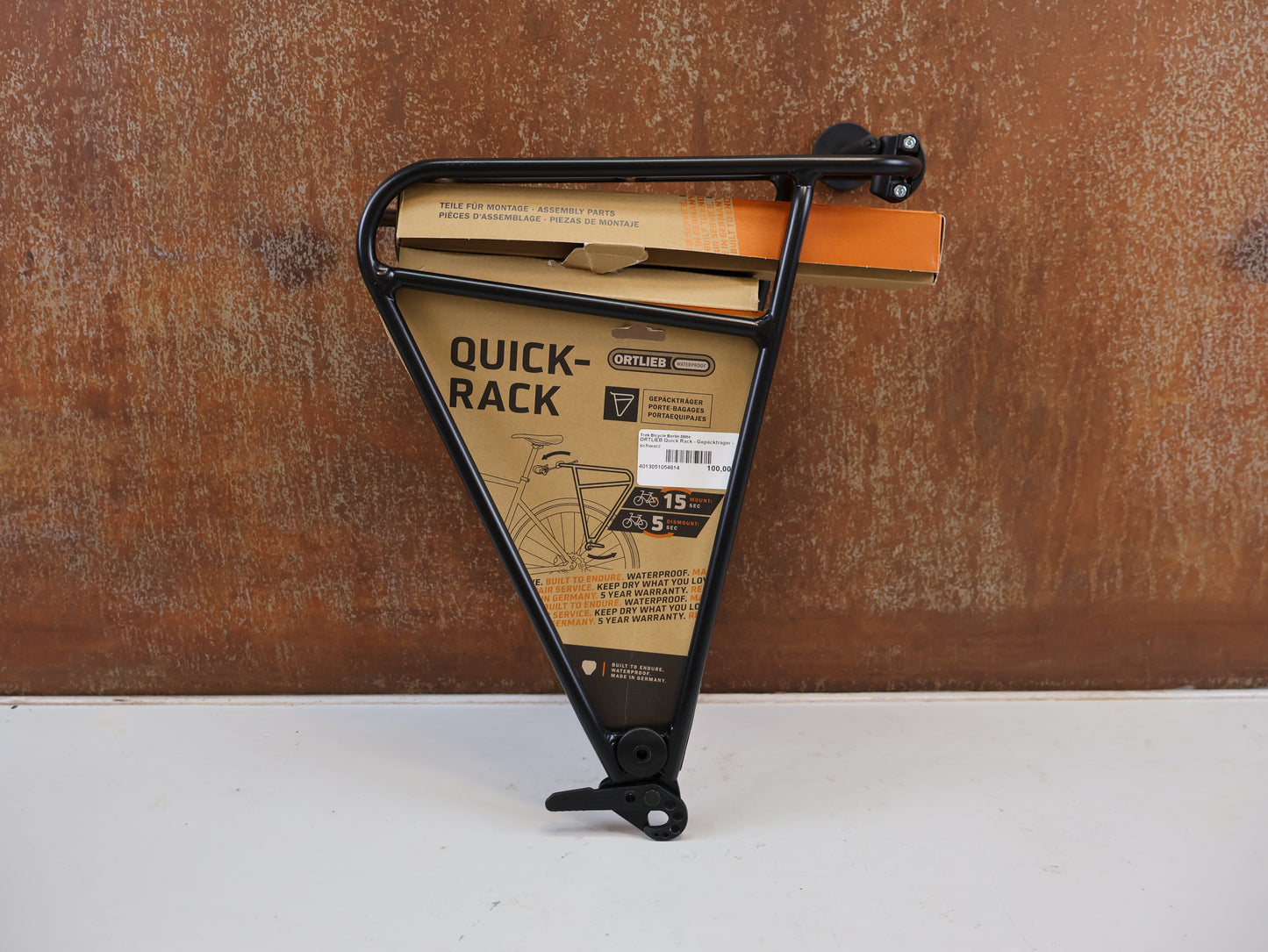 ORTLIEB QUICK-RACK GEPÄCKTRÄGER SCHNELLSPANNSYSTEM 580G 20KG