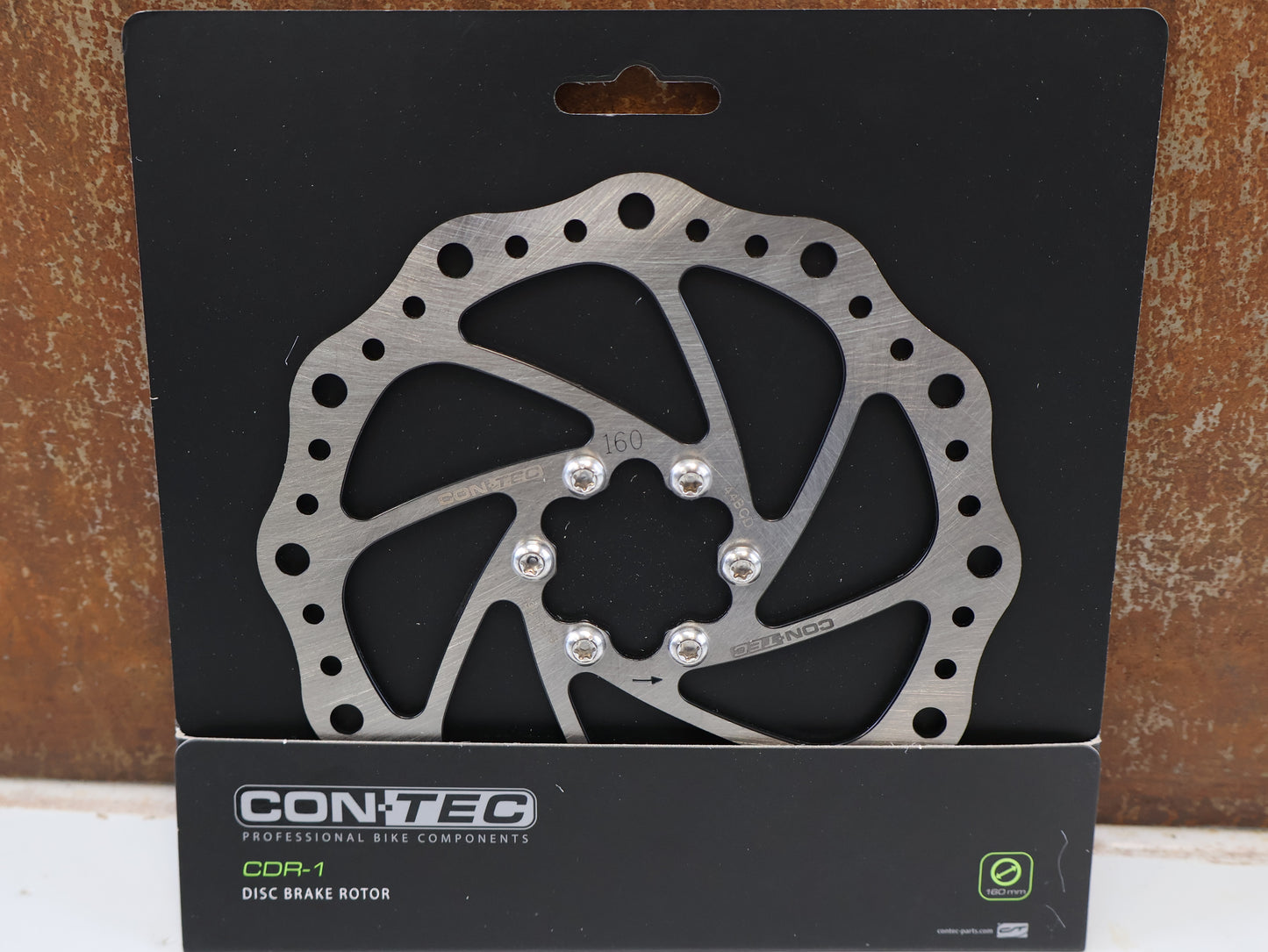CONTEC CDR-1 BREMSSCHEIBE / 6-LOCH ROTOR 160 MM / EDELSTAHL