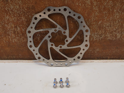 CONTEC CDR-1 BREMSSCHEIBE / 6-LOCH ROTOR 160 MM / EDELSTAHL