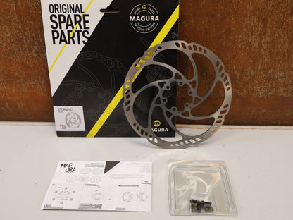 MAGURA STORM HC BREMSSCHEIBE / 6-LOCH ROTOR 180 MM / MTB BREMSE INKLUSIVE SCHRAUBEN