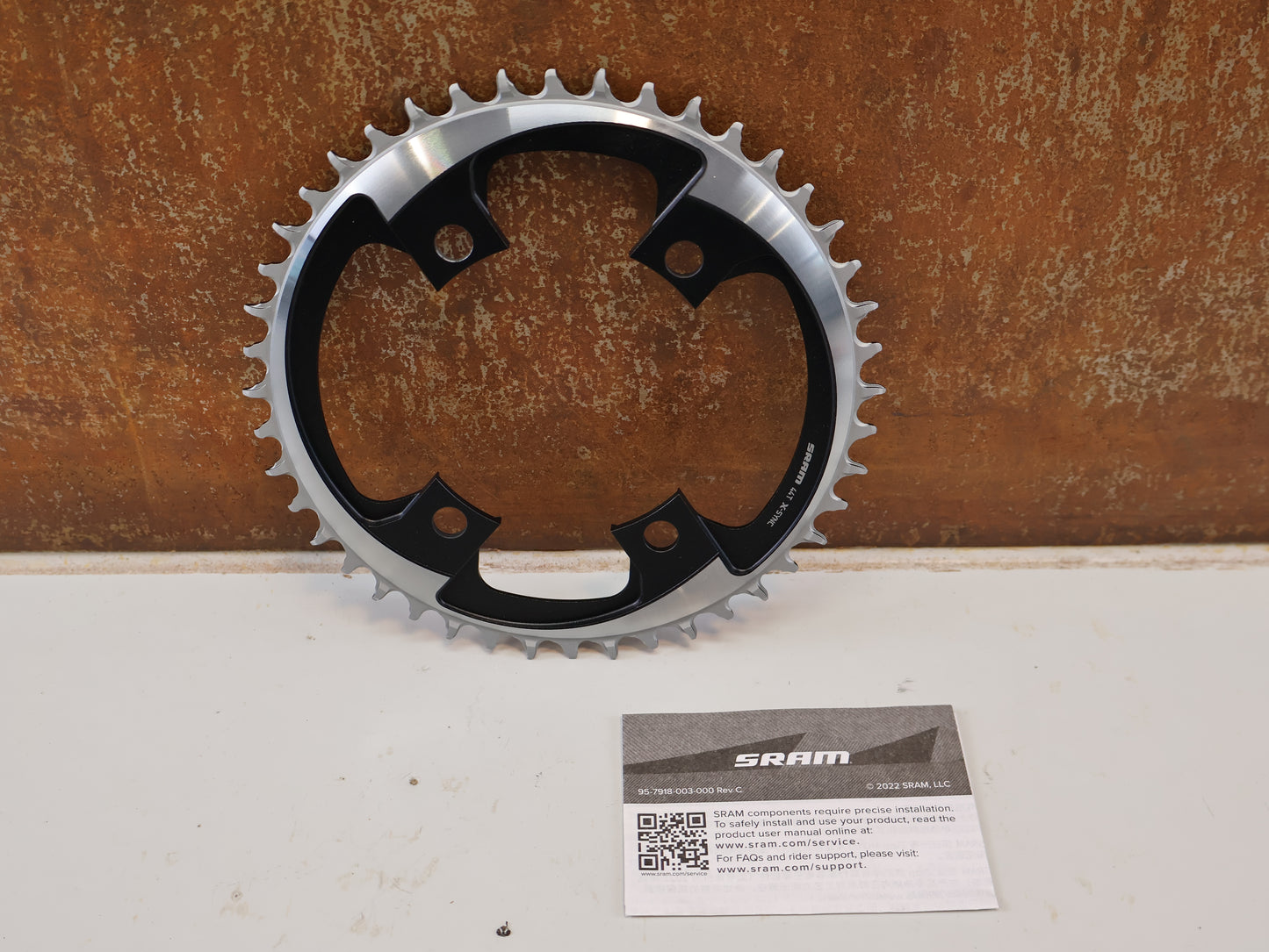 SRAM X-SYNC KETTENBLATT ROAD / 1X12-FACH ANTRIEB / 44 ZÄHNE / LOCHKREIS 107 MM