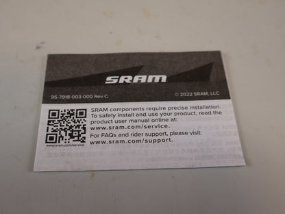 SRAM X-SYNC KETTENBLATT ROAD / 1X12-FACH ANTRIEB / 44 ZÄHNE / LOCHKREIS 107 MM