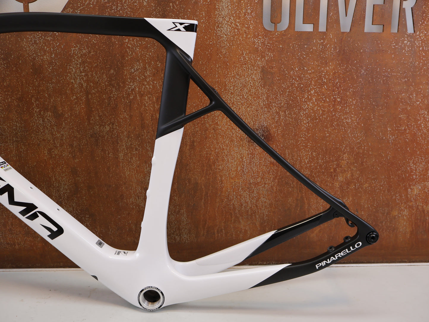 PINARELLO DOGMA X RAHMENSET XOLAR WHITE CARBON / 55CM