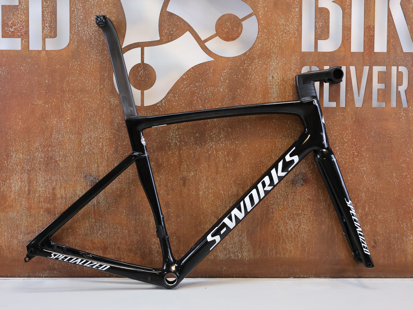 SPECIALIZED S-WORKS TARMAC SL7 RAHMENSET / FACT 12R CARBON / GR. 56CM / BLACK WHITE