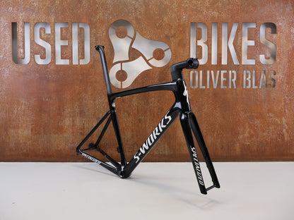 SPECIALIZED S-WORKS TARMAC SL7 RAHMENSET / FACT 12R CARBON / GR. 56CM / BLACK WHITE