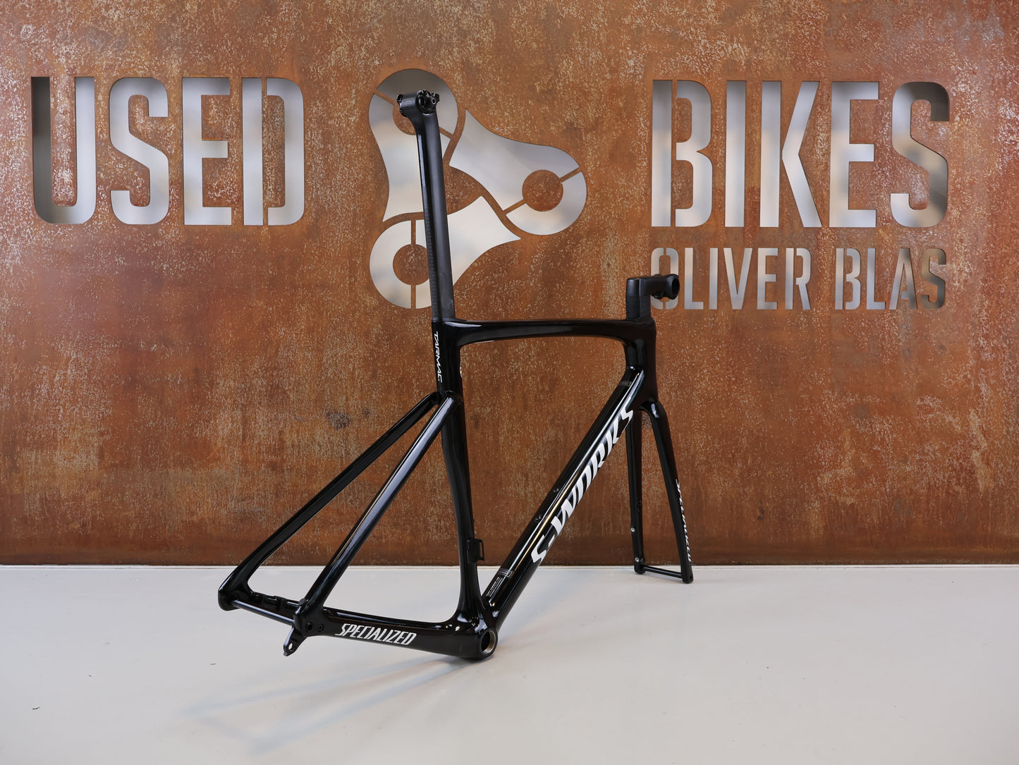 SPECIALIZED S-WORKS TARMAC SL7 RAHMENSET / FACT 12R CARBON / GR. 56CM / BLACK WHITE
