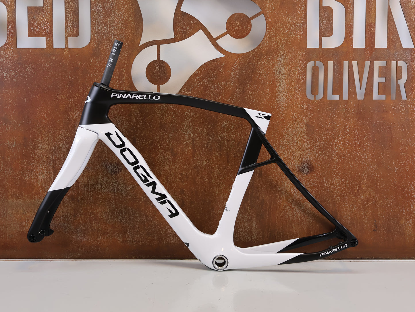 PINARELLO DOGMA X RAHMENSET XOLAR WHITE CARBON / 53CM