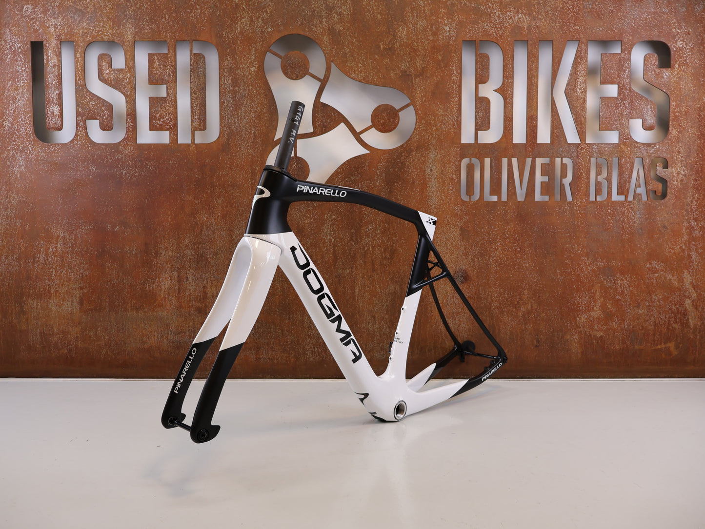 PINARELLO DOGMA X RAHMENSET XOLAR WHITE CARBON / 53CM