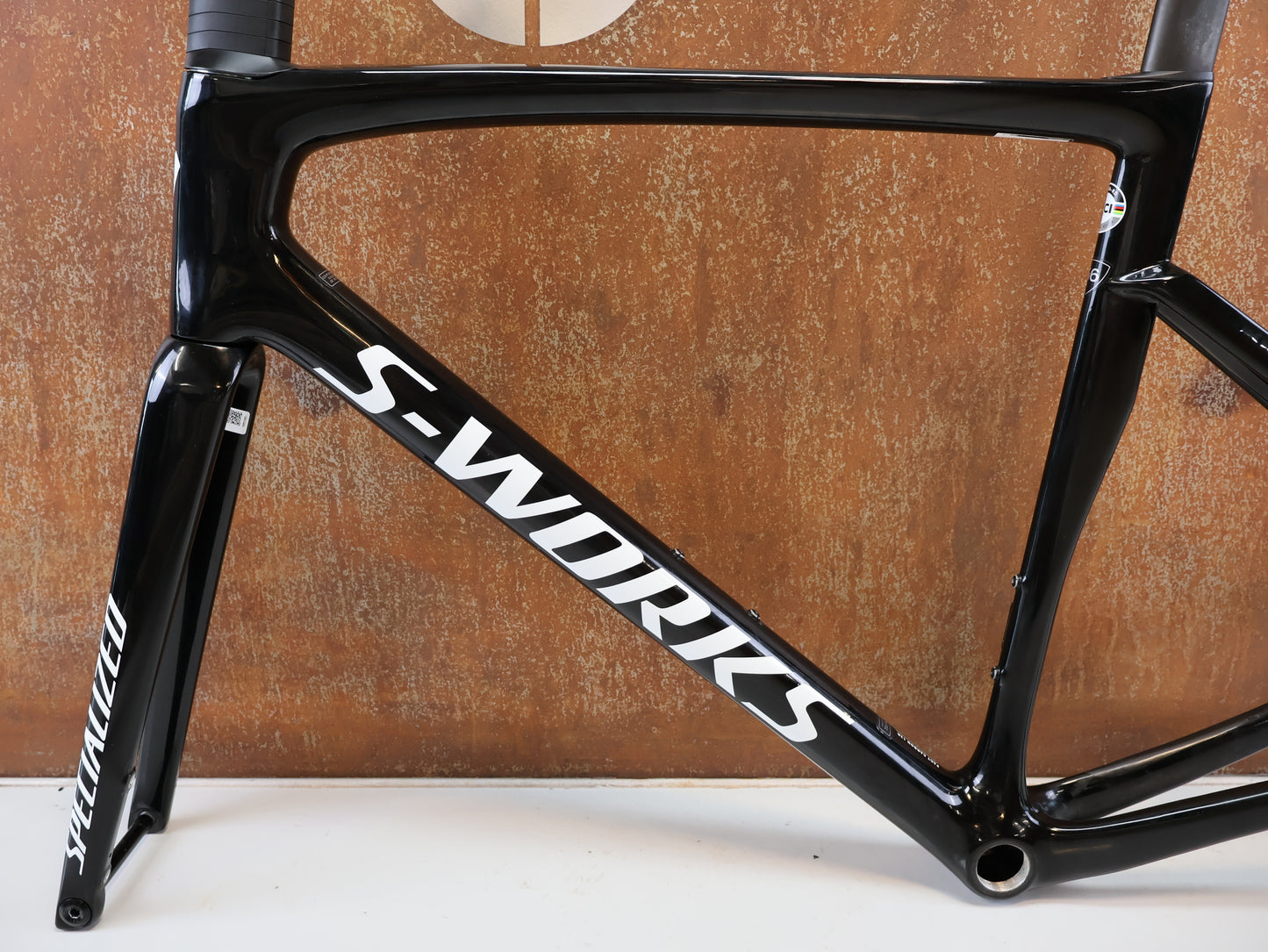 SPECIALIZED S-WORKS TARMAC SL7 RAHMENSET / FACT 12R CARBON / GR. 56CM / BLACK WHITE