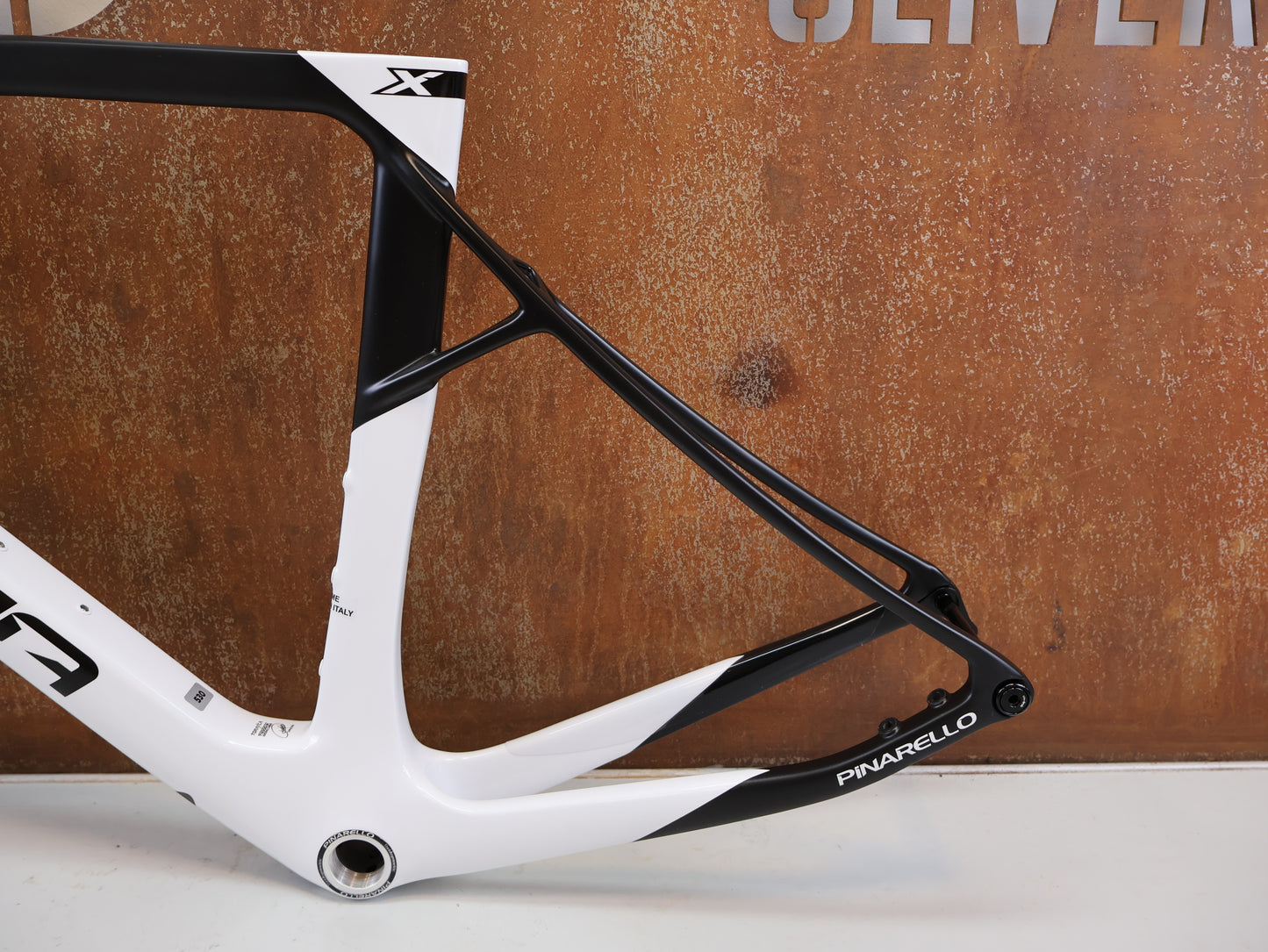 PINARELLO DOGMA X RAHMENSET XOLAR WHITE CARBON / 53CM
