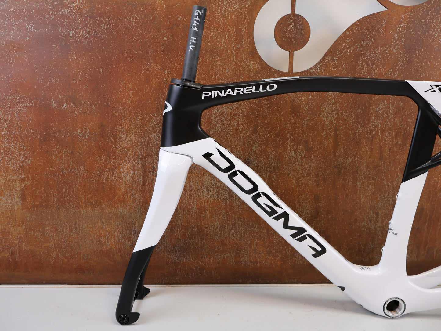 PINARELLO DOGMA X RAHMENSET XOLAR WHITE CARBON / 53CM