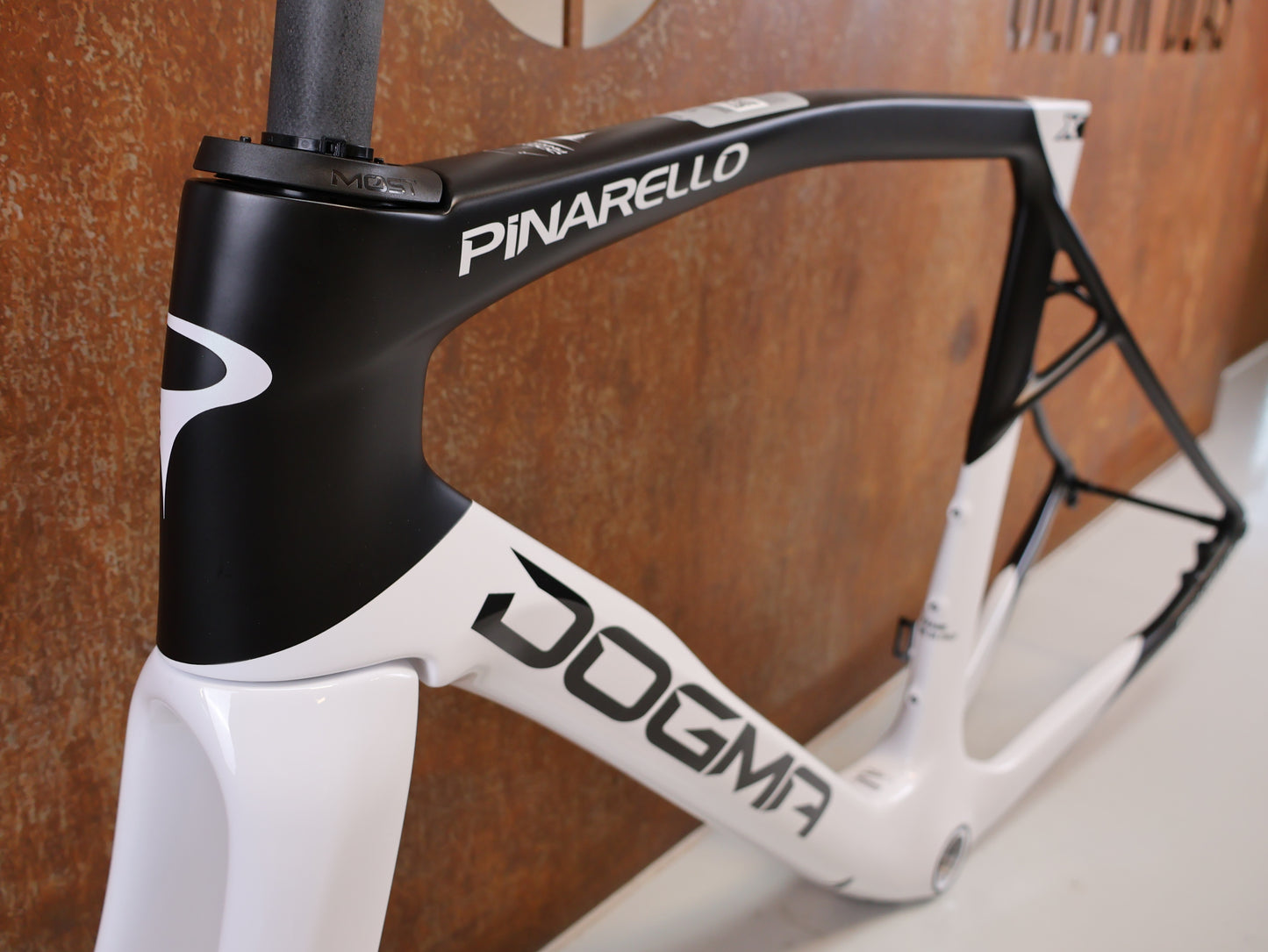 PINARELLO DOGMA X RAHMENSET XOLAR WHITE CARBON / 53CM
