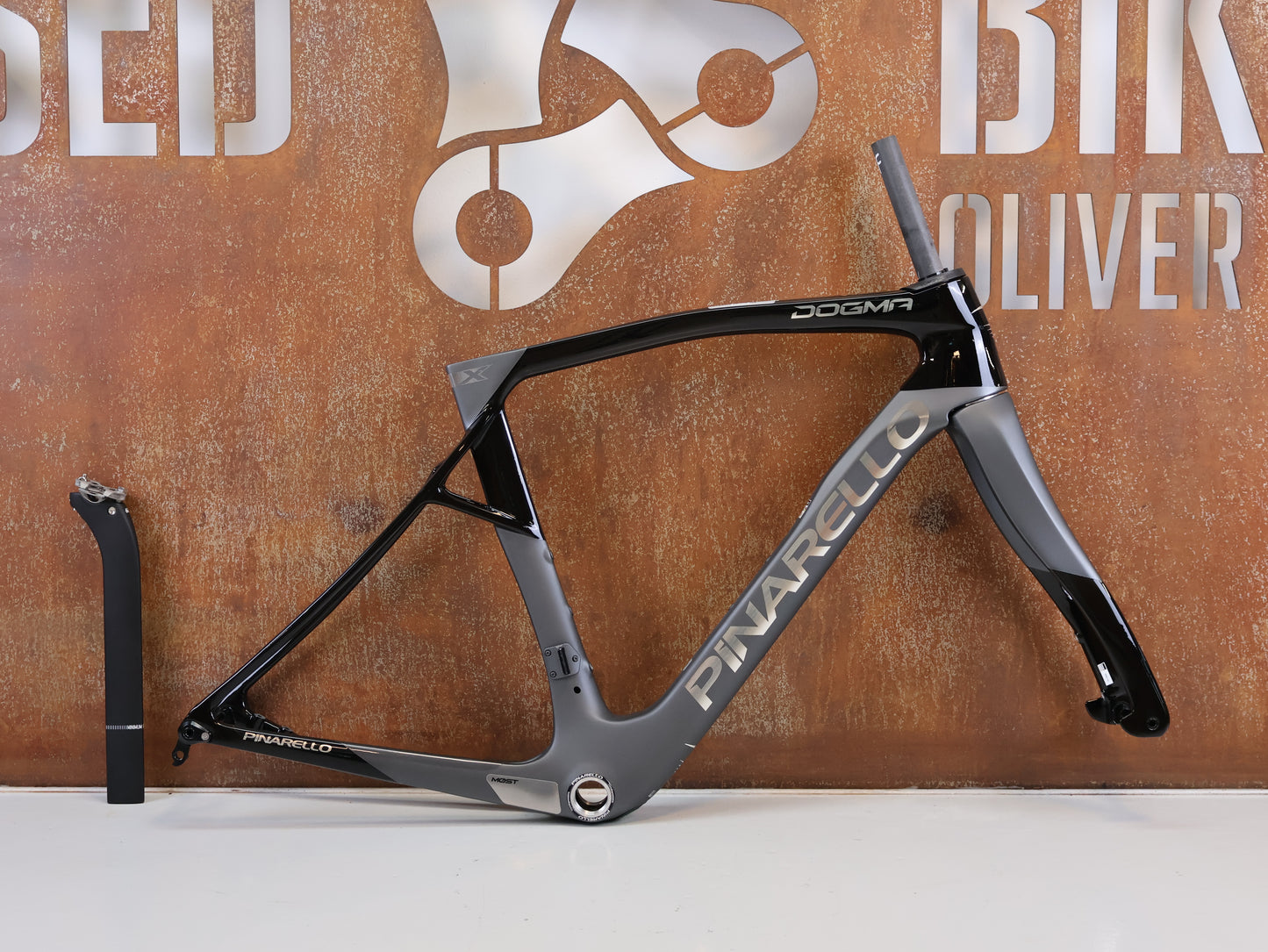 PINARELLO DOGMA X RAHMENSET XOLAR BLACK CARBON / 51.5CM