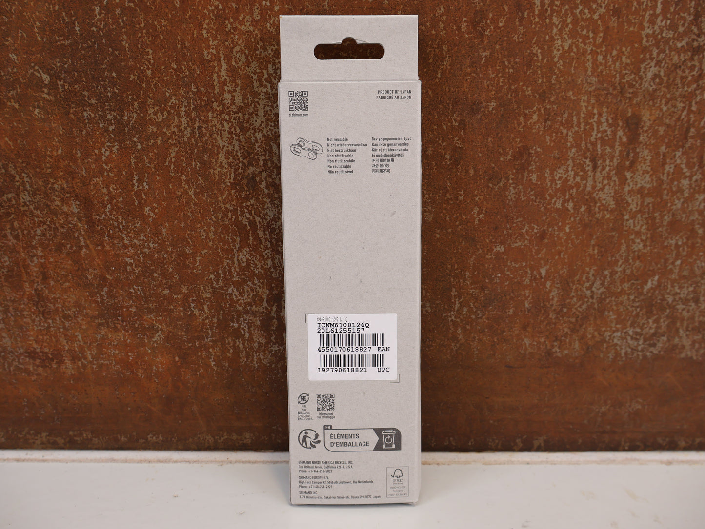 SHIMANO DEORE CN-M6100 KETTE 12-FACH 126 GLIEDER QUICK-LINK