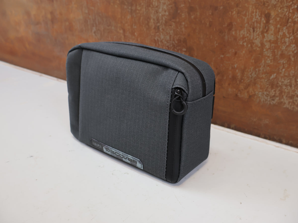 PRO DISCOVER LENKERTASCHE KLEIN 2,5 L WASSERDICHT GRAU-SCHWARZ