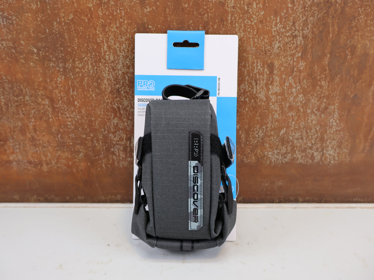 PRO DISCOVER SATTELTASCHE KLEIN 0,6 L WASSERDICHT GRAU-SCHWARZ