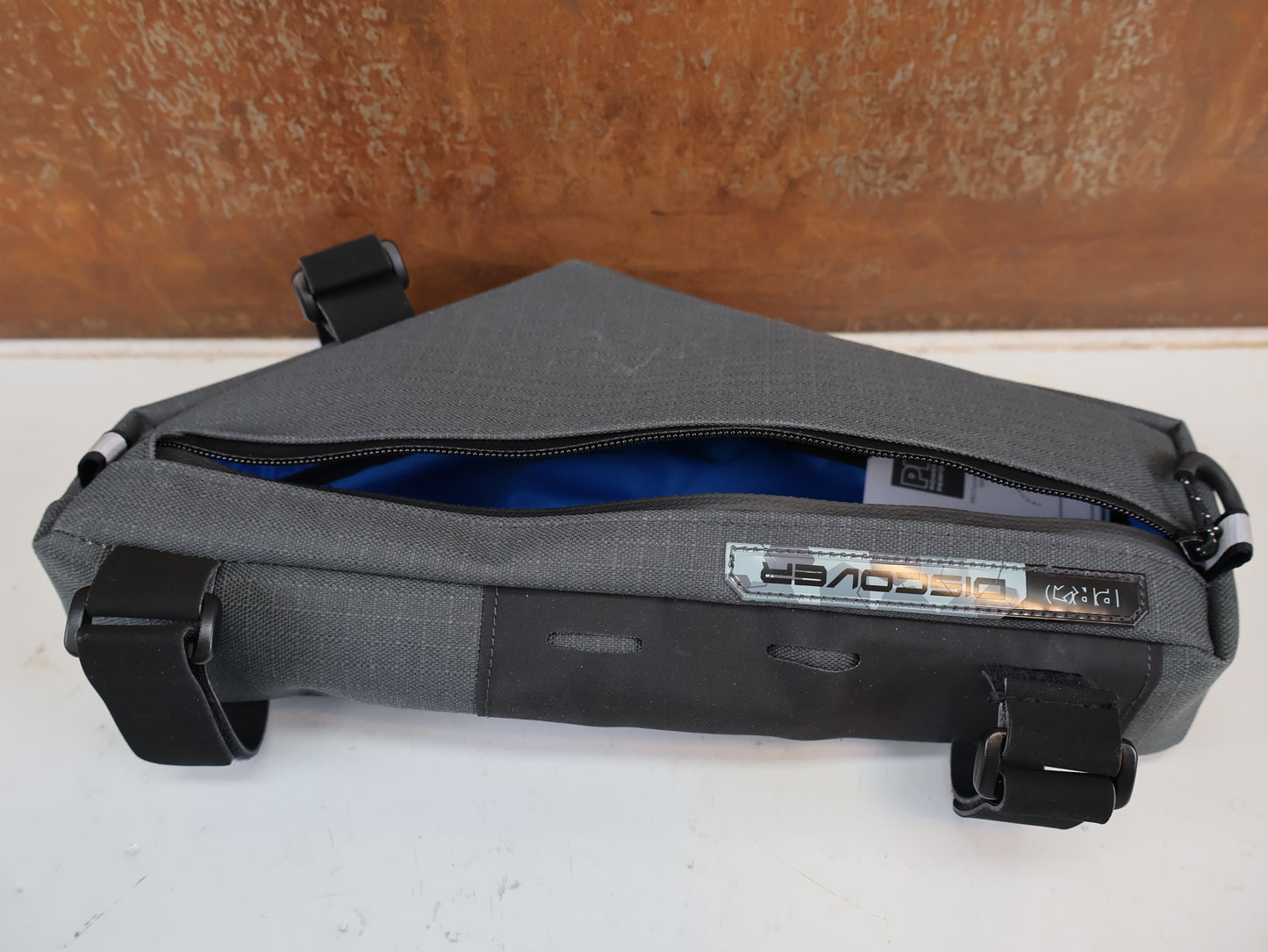 PRO DISCOVER RAHMENTASCHE KLEIN WASSERDICHT GRAU-SCHWARZ