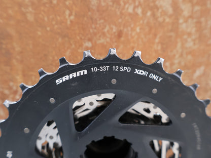 SRAM FORCE XG-1270 KASSETTE / 12-FACH RENNRAD / 10-33 ZÄHNE X-RANGE DRIVER