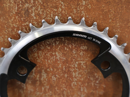 SRAM RED X-SYNC ROAD KETTENBLATT / 40 ZÄHNE LK 107 MM / 1X12-FACH HIGH-END GRAVEL