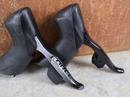 SRAM FORCE ETAP AXS SCHALT-BREMSHEBEL SET D1 / CARBON / 12-FACH / DISC / INKL. 160MM ADAPTER