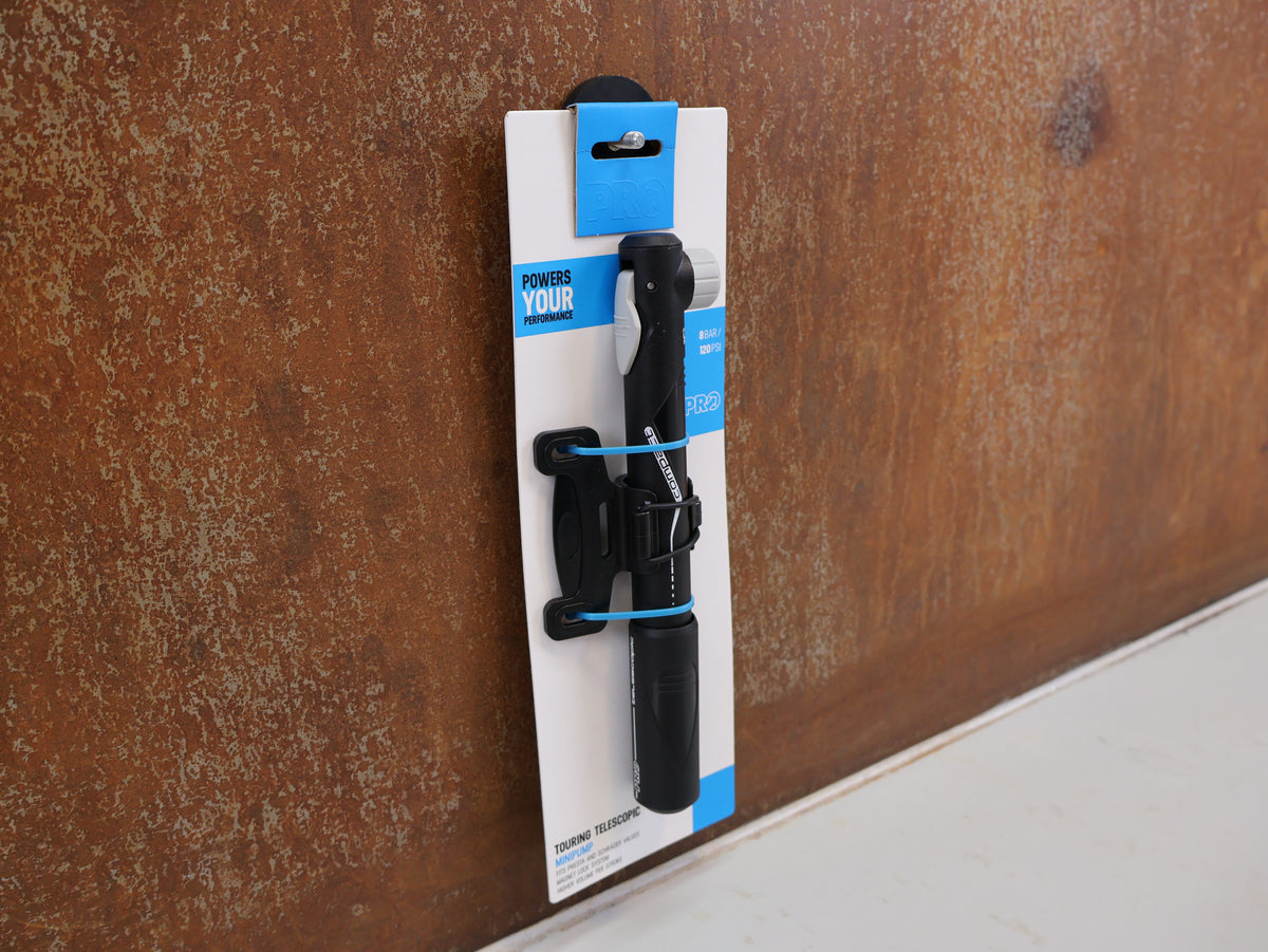 PRO COMPACT TELESKOP MINIPUMPE 22,5CM 8 BAR SCHWARZ 99G