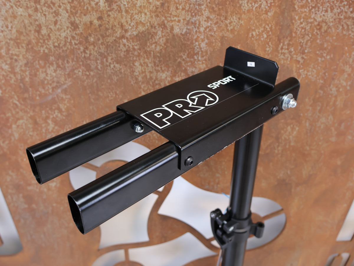 PRO SPORT MONTAGESTÄNDER ALUMINIUM HÖHENVERSTELLBAR SCHWARZ