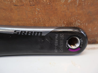 SRAM RED AXS D1 KURBELARM-SET / 170 MM HIGH-END CARBON / 8-BOLT DUB ROAD