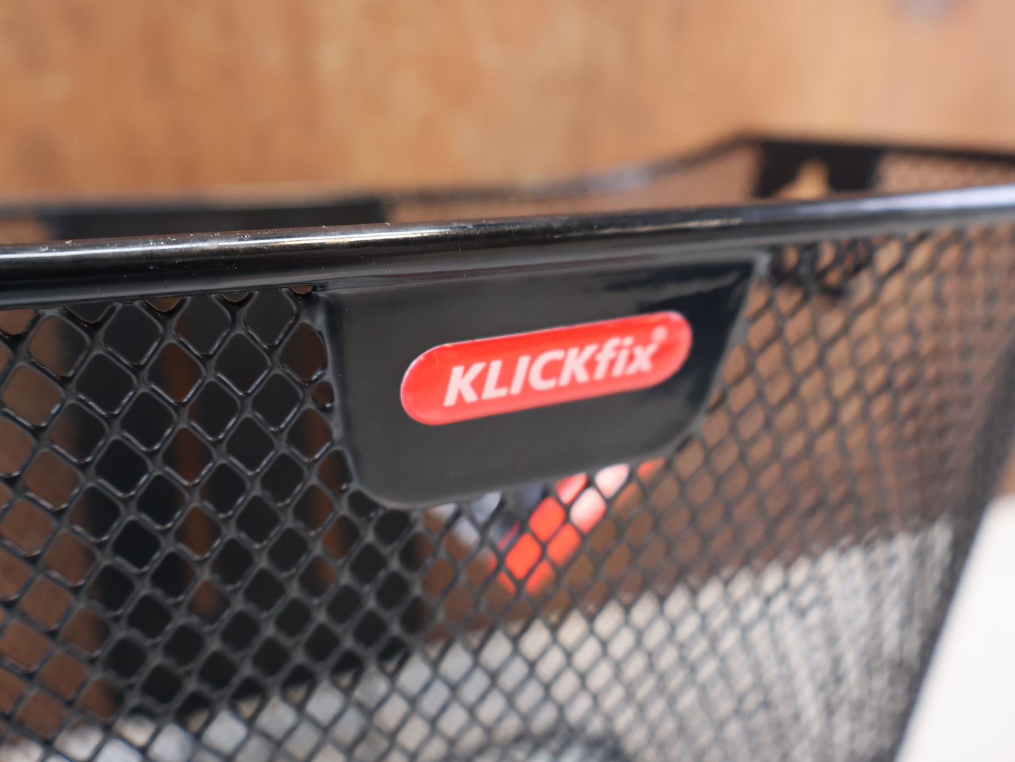 KLICKFIX UNI KORB / FEINMASCHIGER LENKERKORB / HOHER FAHRRADKORB SCHWARZ 18L