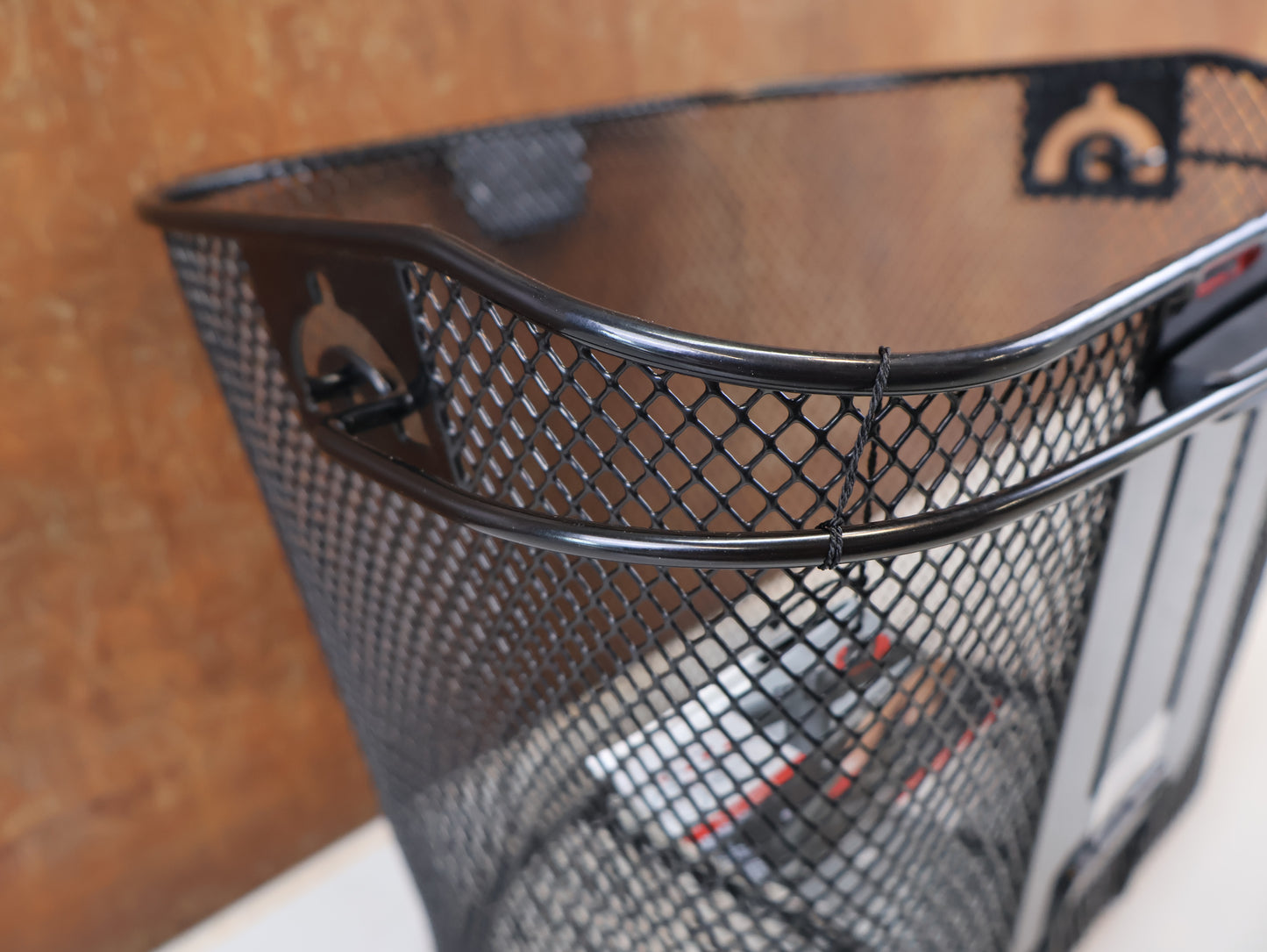 KLICKFIX UNI KORB / FEINMASCHIGER LENKERKORB / HOHER FAHRRADKORB SCHWARZ 18L