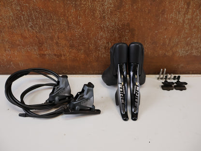SRAM FORCE ETAP AXS SCHALT-BREMSHEBEL /-SATTEL SET D1 / 12-FACH / DISC / INKL. 160MM ADAPTER
