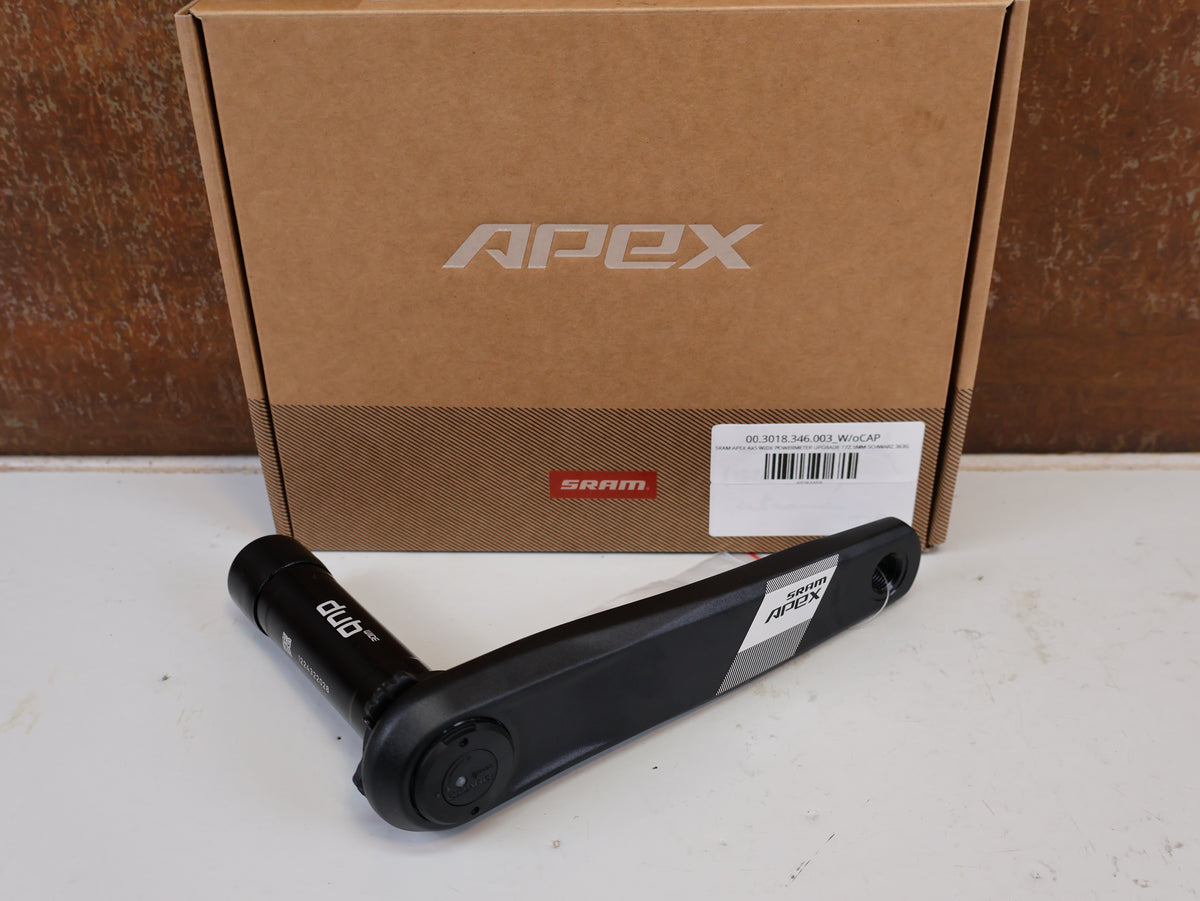 SRAM APEX AXS WIDE POWERMETER UPGRADE 172,5MM SCHWARZ 363G