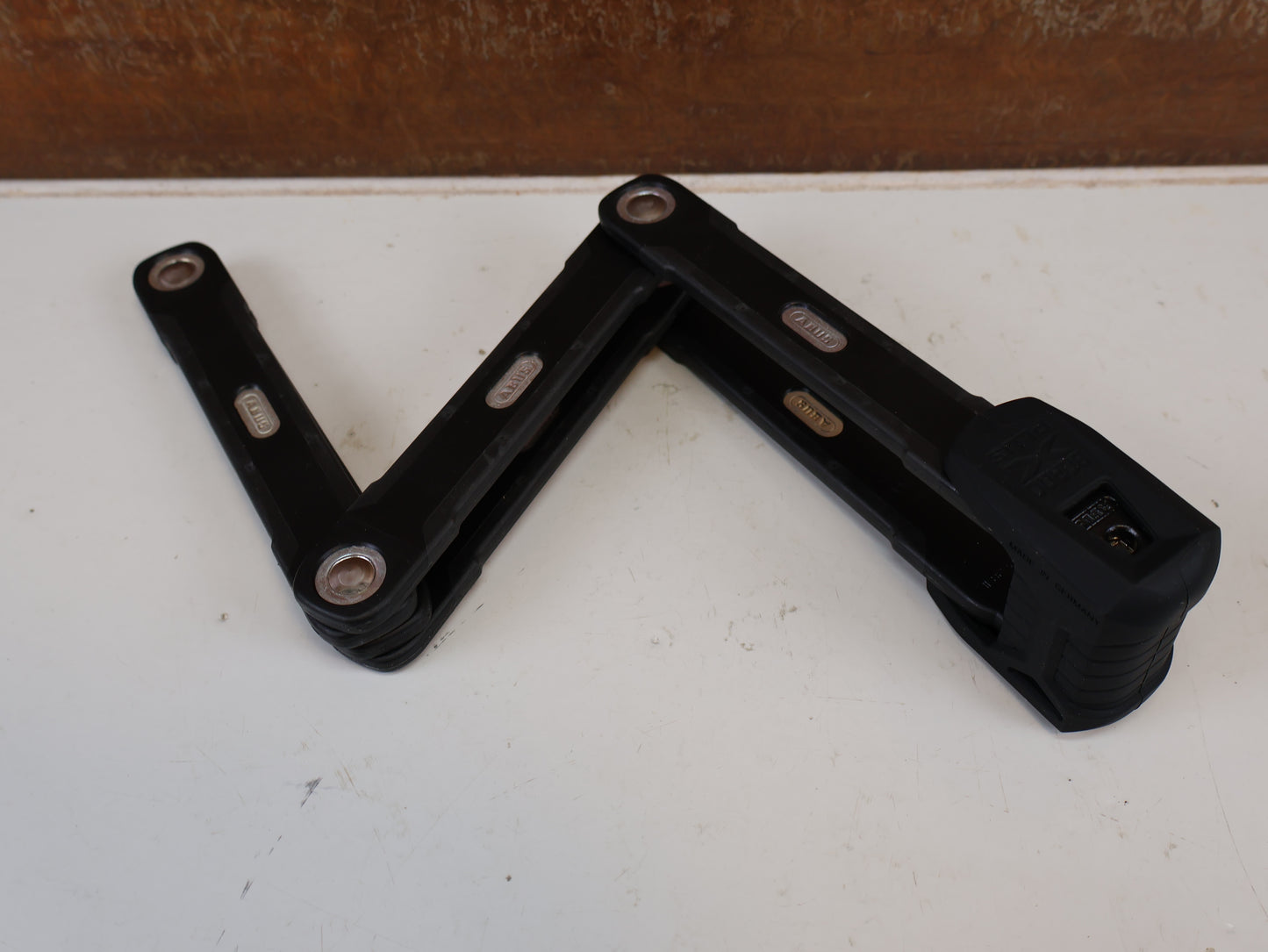 ABUS BORDO GRANIT XPLUS 6500 FALTSCHLOSS 110CM SCHWARZ 2332G