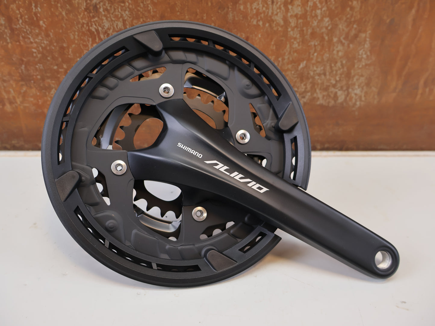 SHIMANO ALIVIO FC-T4060 KURBEL / 3X9-FACH 48-36-26Z 175MM 2-PIECE SCHWARZ