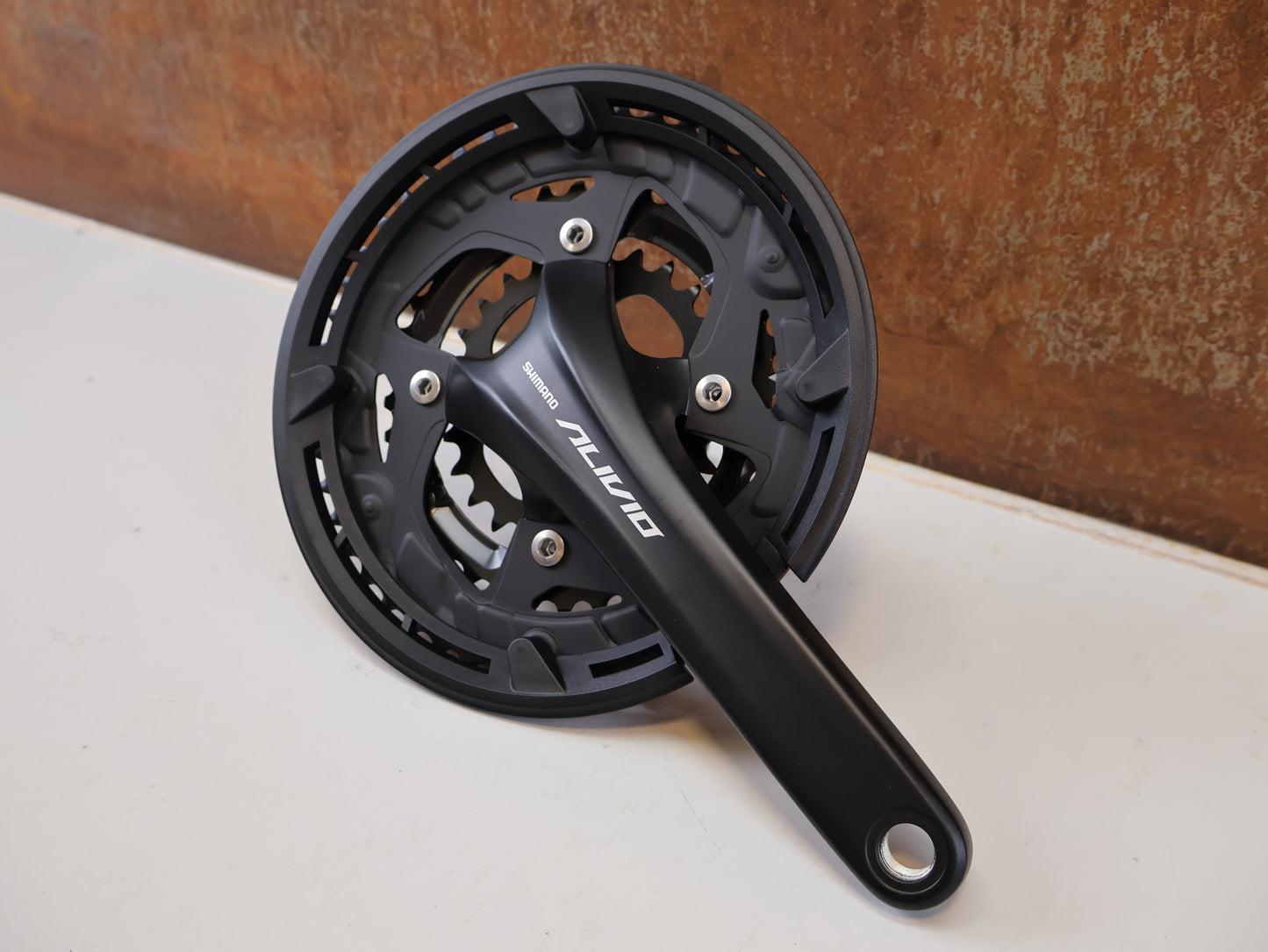 SHIMANO ALIVIO FC-T4060 KURBEL / 3X9-FACH 48-36-26Z 175MM 2-PIECE SCHWARZ