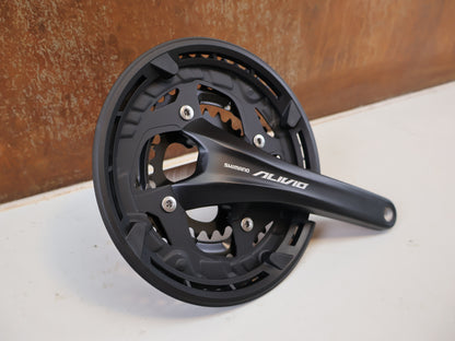 SHIMANO ALIVIO FC-T4060 KURBEL / 3X9-FACH 48-36-26Z 175MM 2-PIECE SCHWARZ