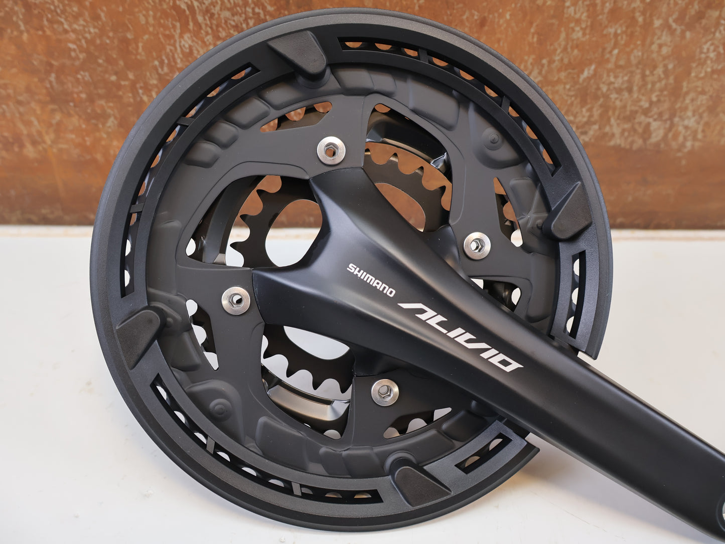 SHIMANO ALIVIO FC-T4060 KURBEL / 3X9-FACH 48-36-26Z 175MM 2-PIECE SCHWARZ