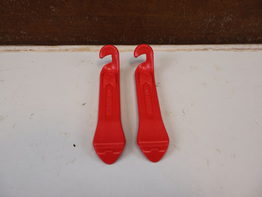 BONTRAGER TIRE LEVER SET / REIFENHEBER PAAR (2 STÜCK) ROBUST ERGONOMISCH / ROT