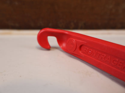 BONTRAGER TIRE LEVER SET / REIFENHEBER PAAR (2 STÜCK) ROBUST ERGONOMISCH / ROT