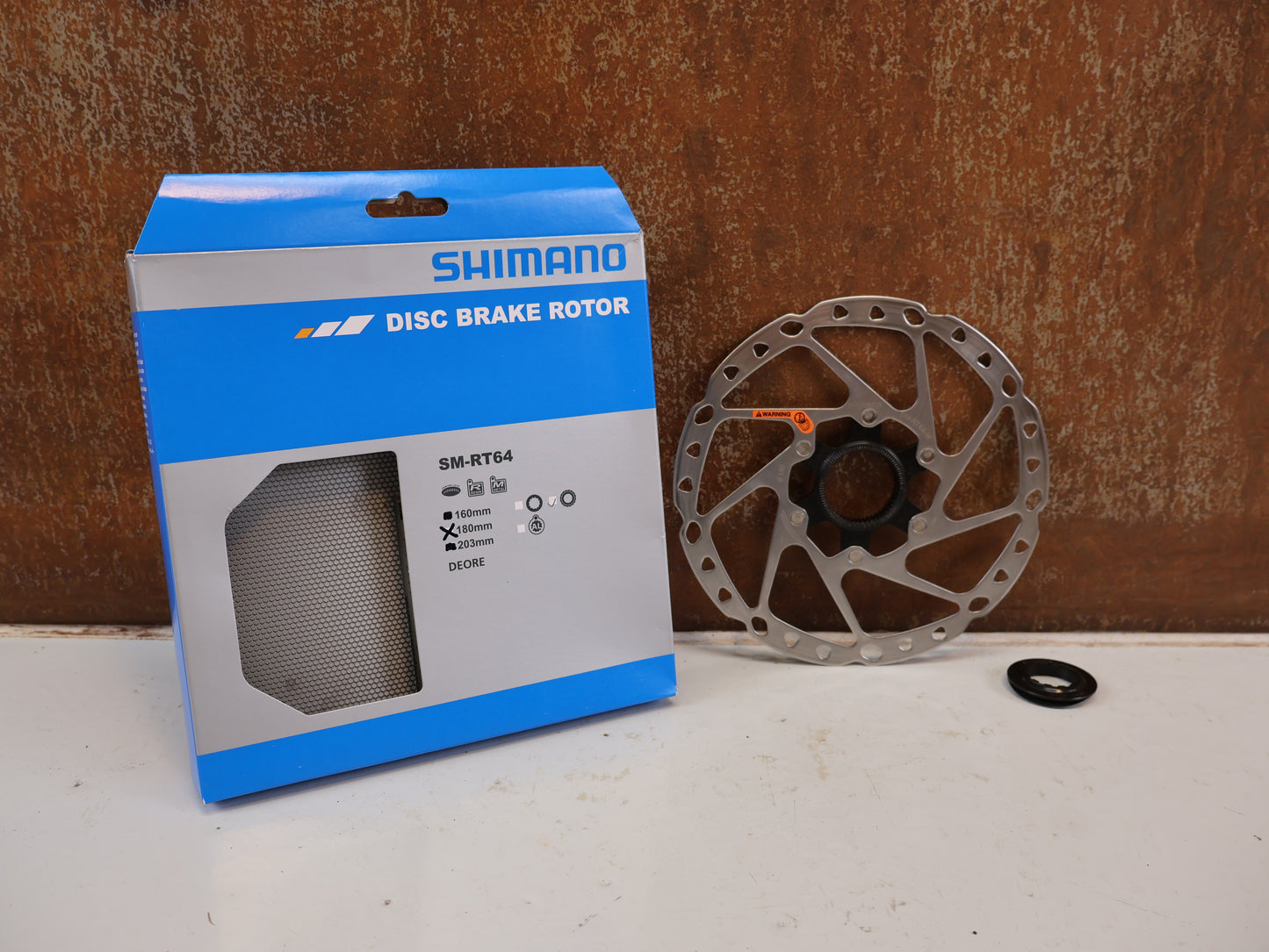 SHIMANO DEORE SM-RT64 BREMSSCHEIBE 180MM CENTERLOCK MTB RENNRAD