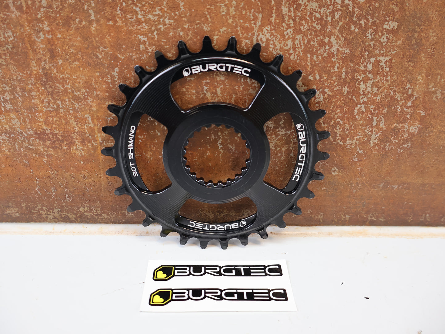 BURGTEC THICK THIN KETTENBLATT / SHIMANO DIRECT MOUNT 30T BOOST 3MM SCHWARZ