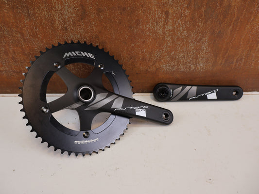 MICHE PISTARD 2.0 KURBEL 170MM 53Z BCD144 TRACK BAHN SCHWARZ