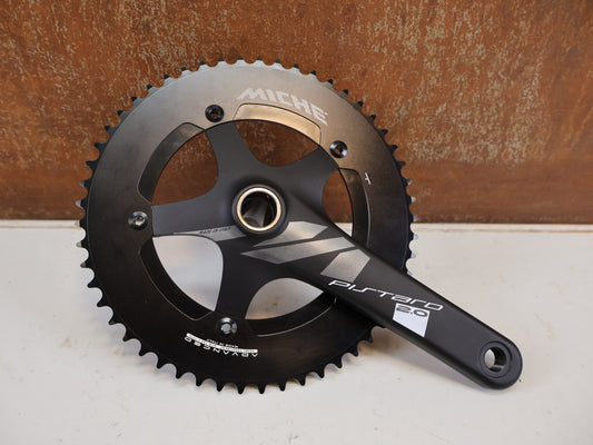MICHE PISTARD 2.0 KURBEL 170MM 53Z BCD144 TRACK BAHN SCHWARZ