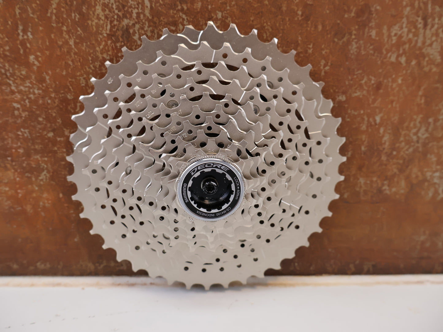 SHIMANO DEORE CS-M4100 KASSETTE / 10-FACH 11-42Z HG RITZELPAKET SILBER