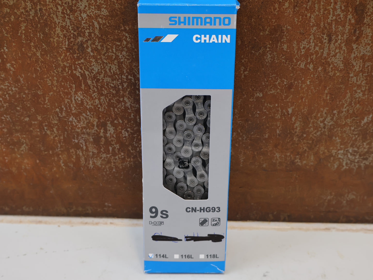 SHIMANO CN-HG93 KETTE / 9-FACH 114 GLIEDER DEORE XT ULTEGRA HYPERGLIDE