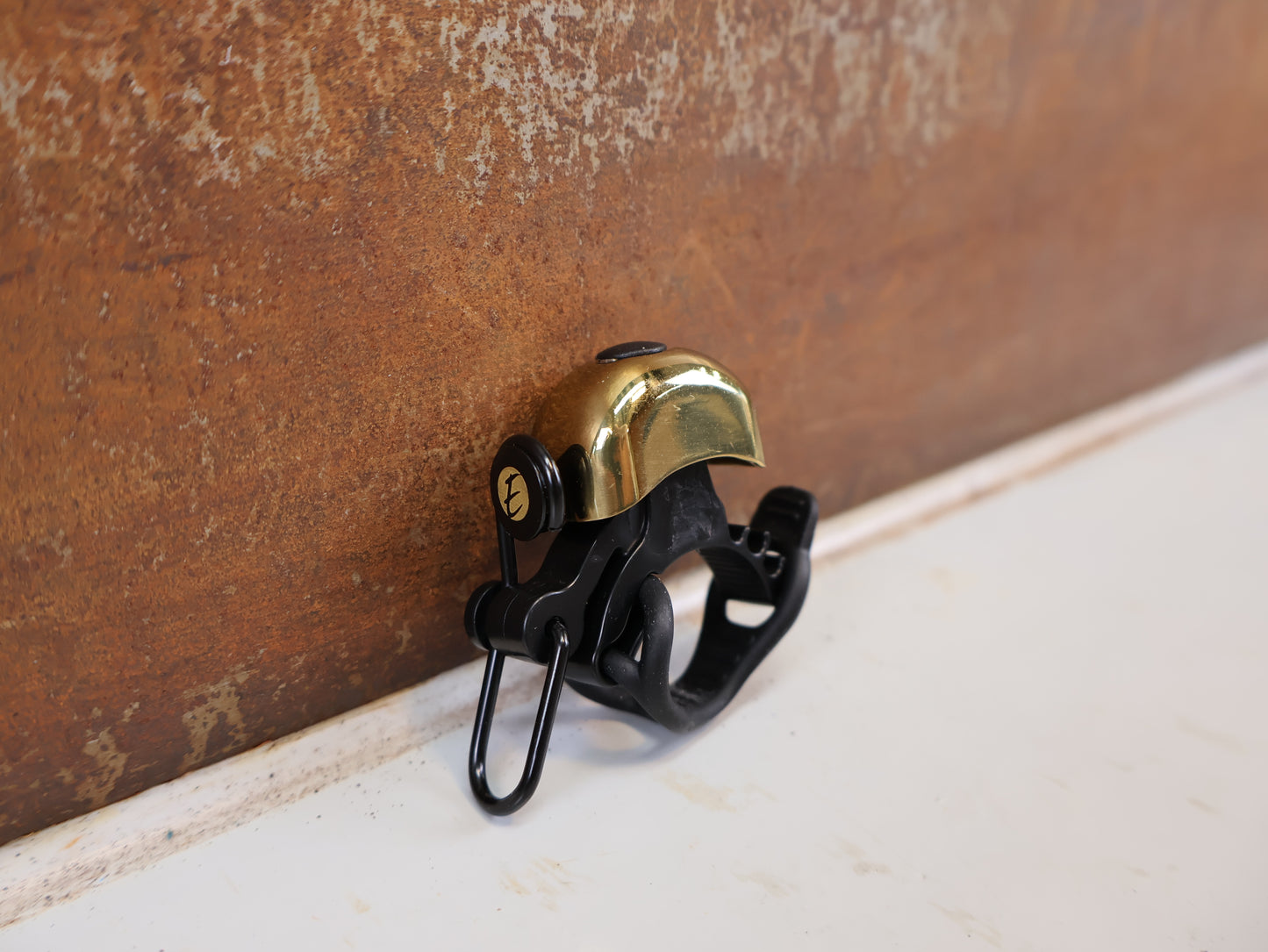 ELECTRA PINGER FAHRRADKLINGEL GOLD MESSING POLIERT 90 DB